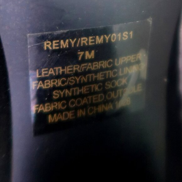 Steve Madden Remy Black Suede Sock Booties Pointed Toe Block Heel Ankle Boots 7 - Picture 8 of 16